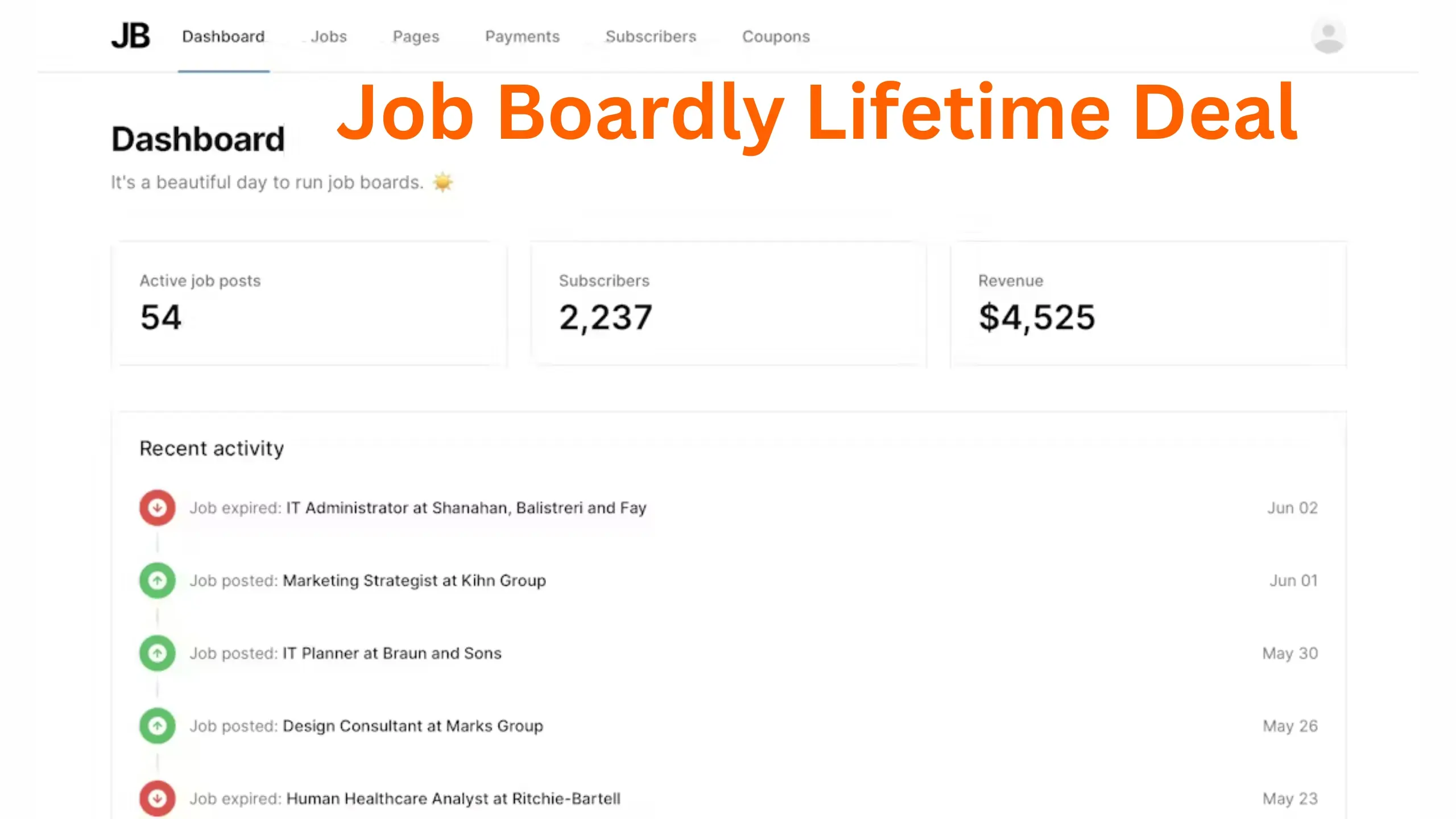 Job Boardly Lifetime Deal