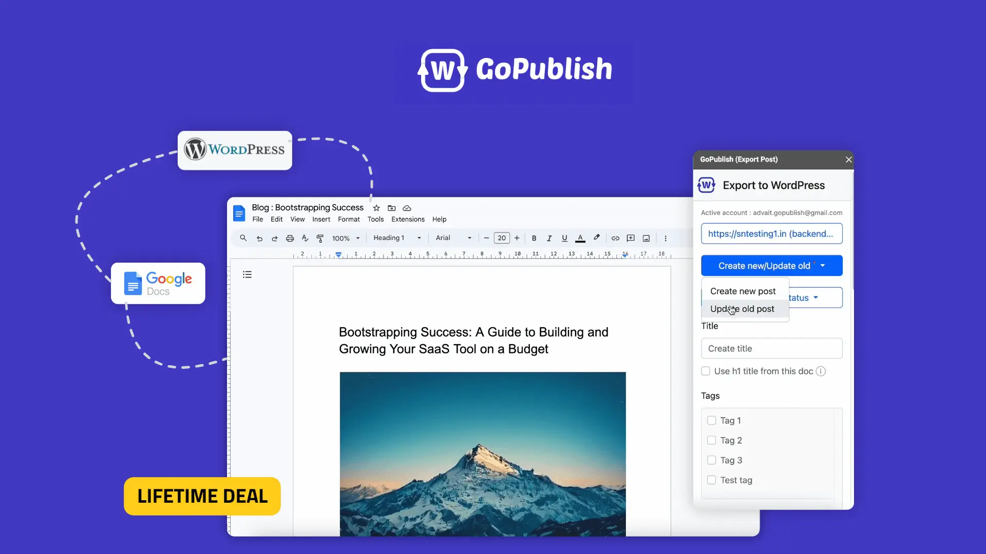 GoPublish Lifetime Deal