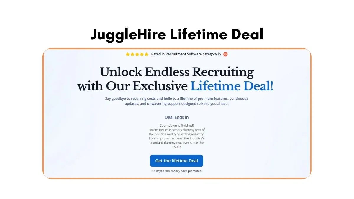 JuggleHire Lifetime Deal