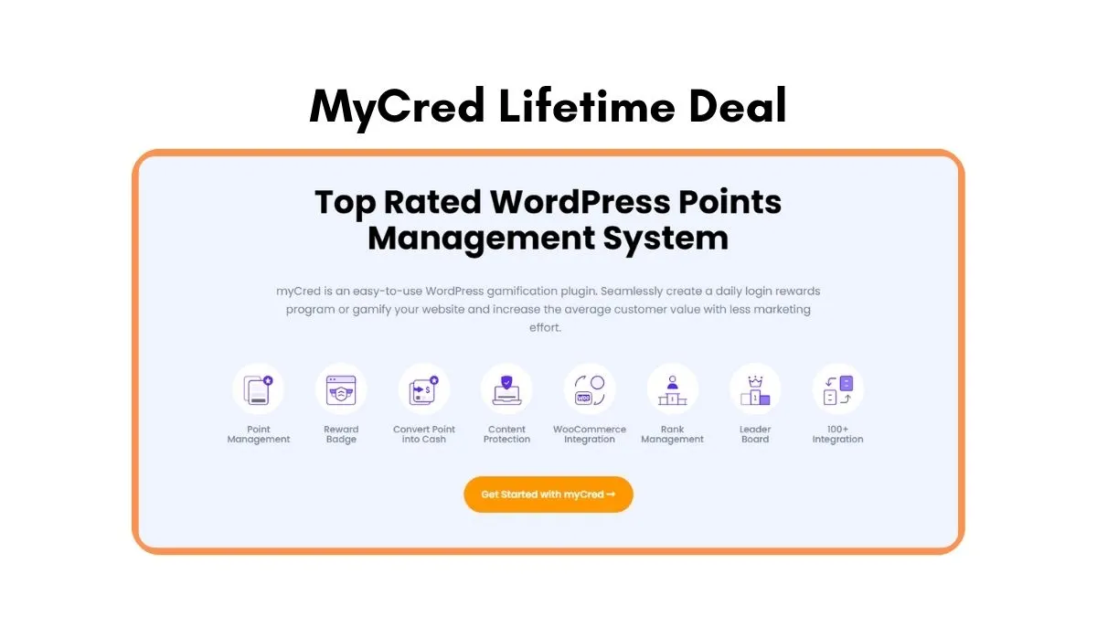 MyCred Lifetime Deal