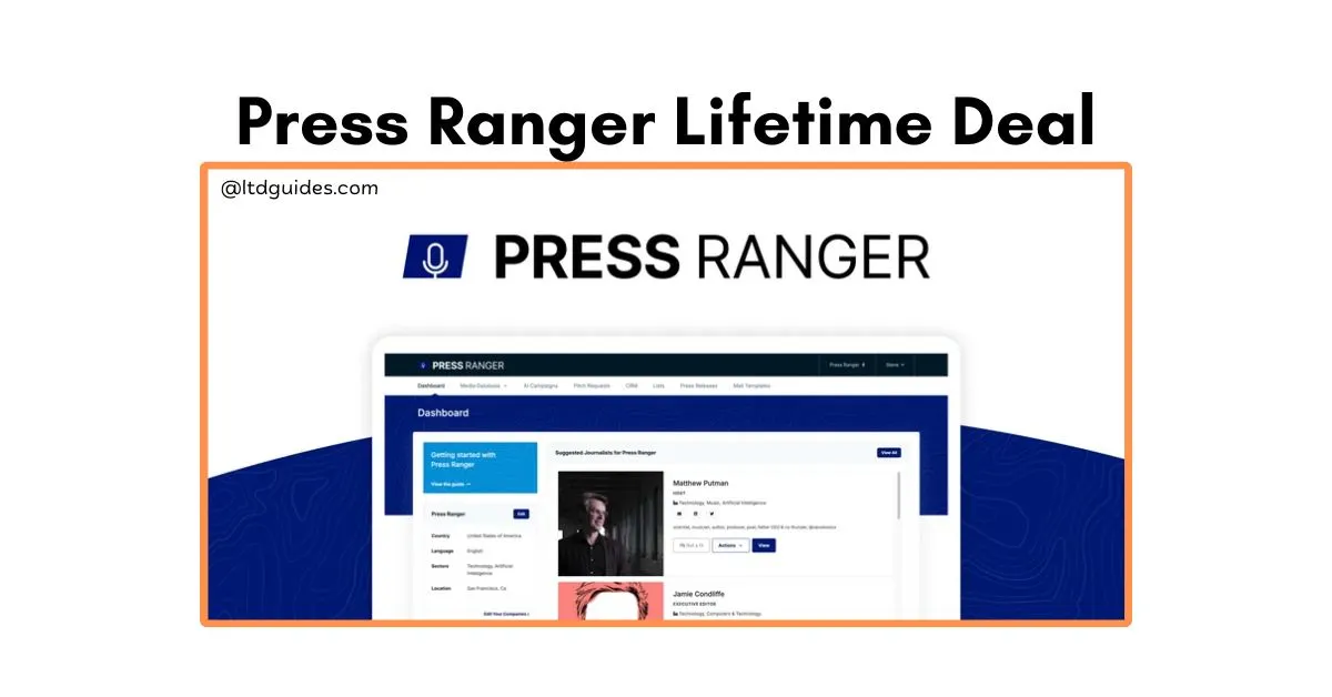 Press Ranger Lifetime Deal