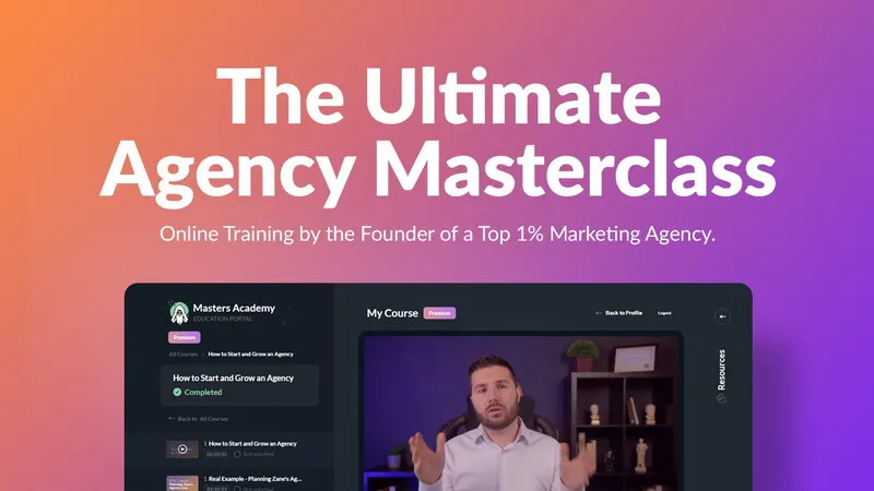 The Ultimate Agency Masterclass Lifetime Deal