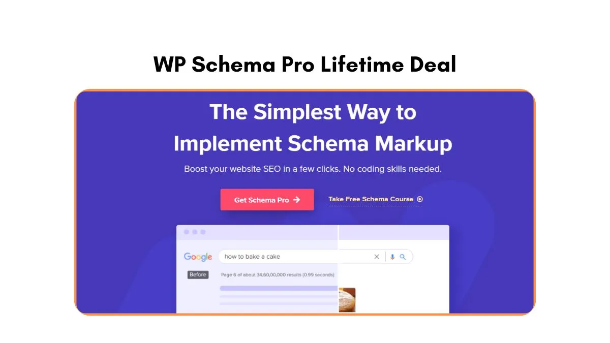 WP Schema Pro Lifetime Deal