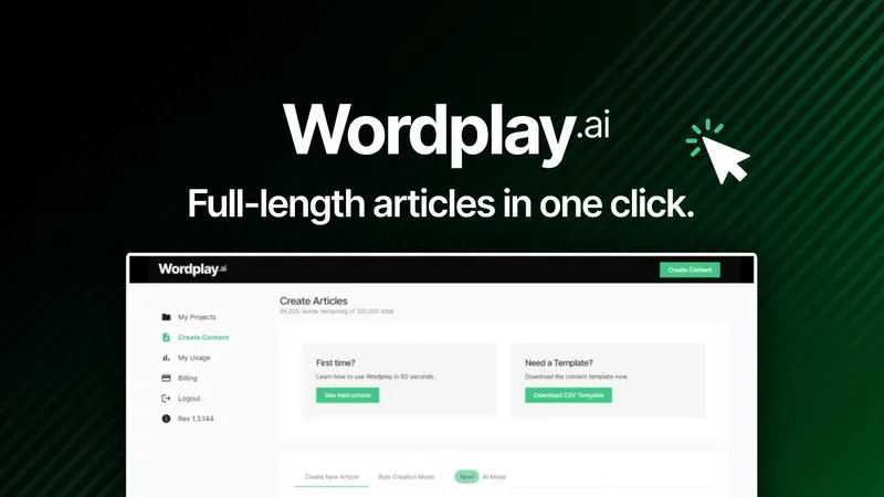 Wordplay AI Lifetime Deal