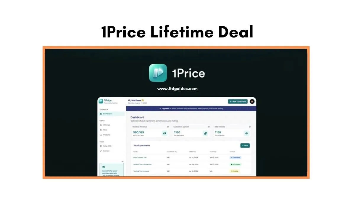 1Price Lifetime Deal