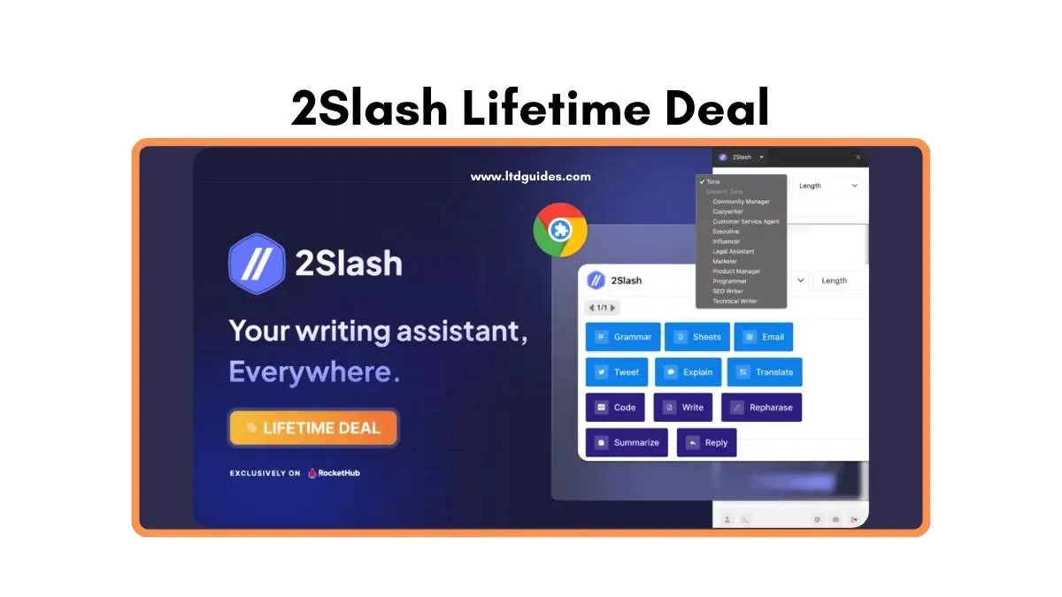 2Slash Lifetime Deal