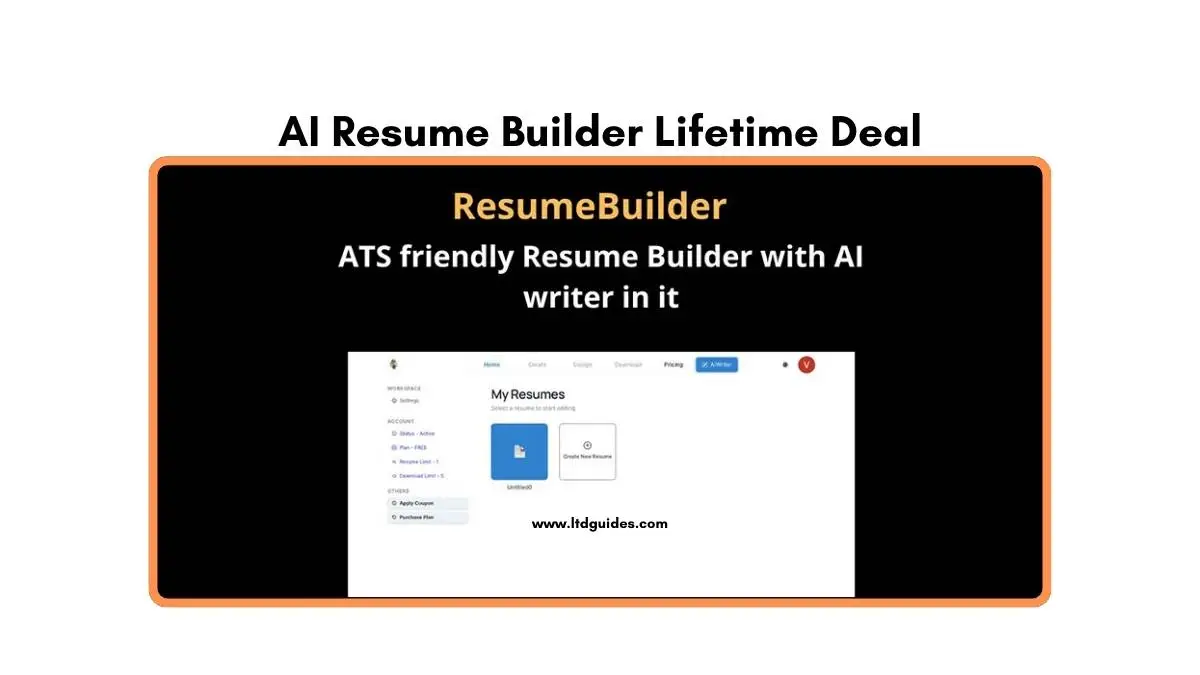 AI Resume Builder Lifetime Deal