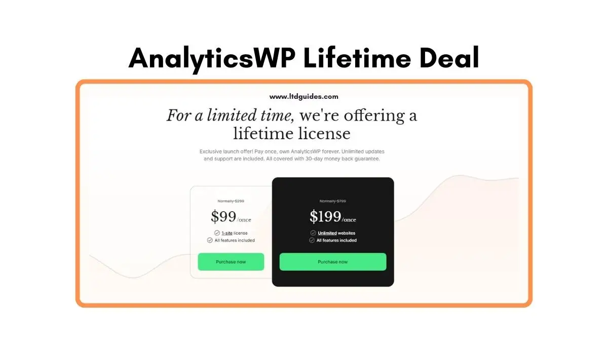 AnalyticsWP Lifetime Deal