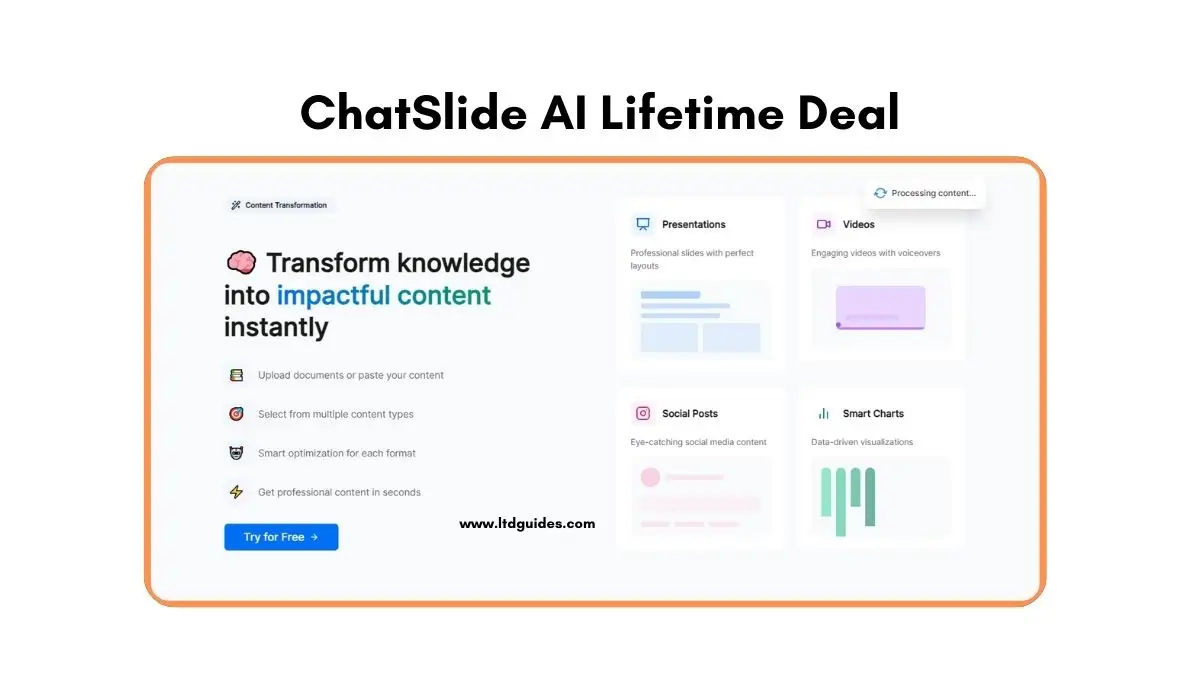 ChatSlide AI Lifetime Deal