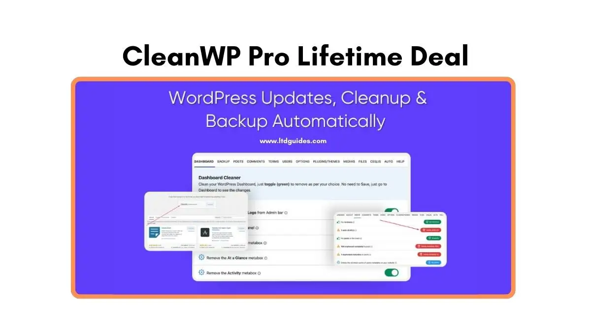 CleanWP Pro Lifetime Deal