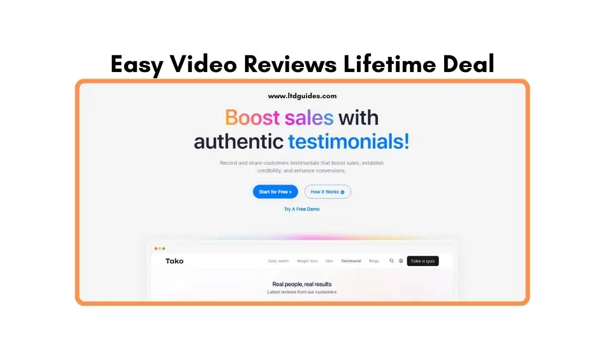 Easy Video Reviews Lifetime Deal