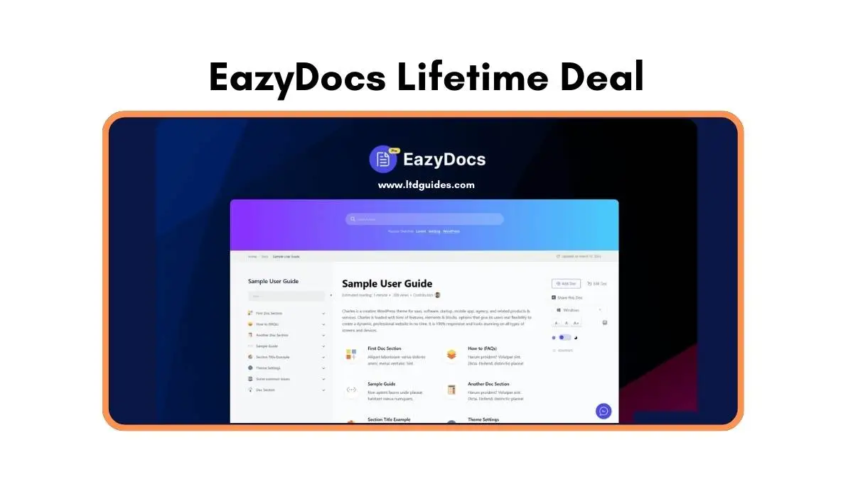 EazyDocs Lifetime Deal