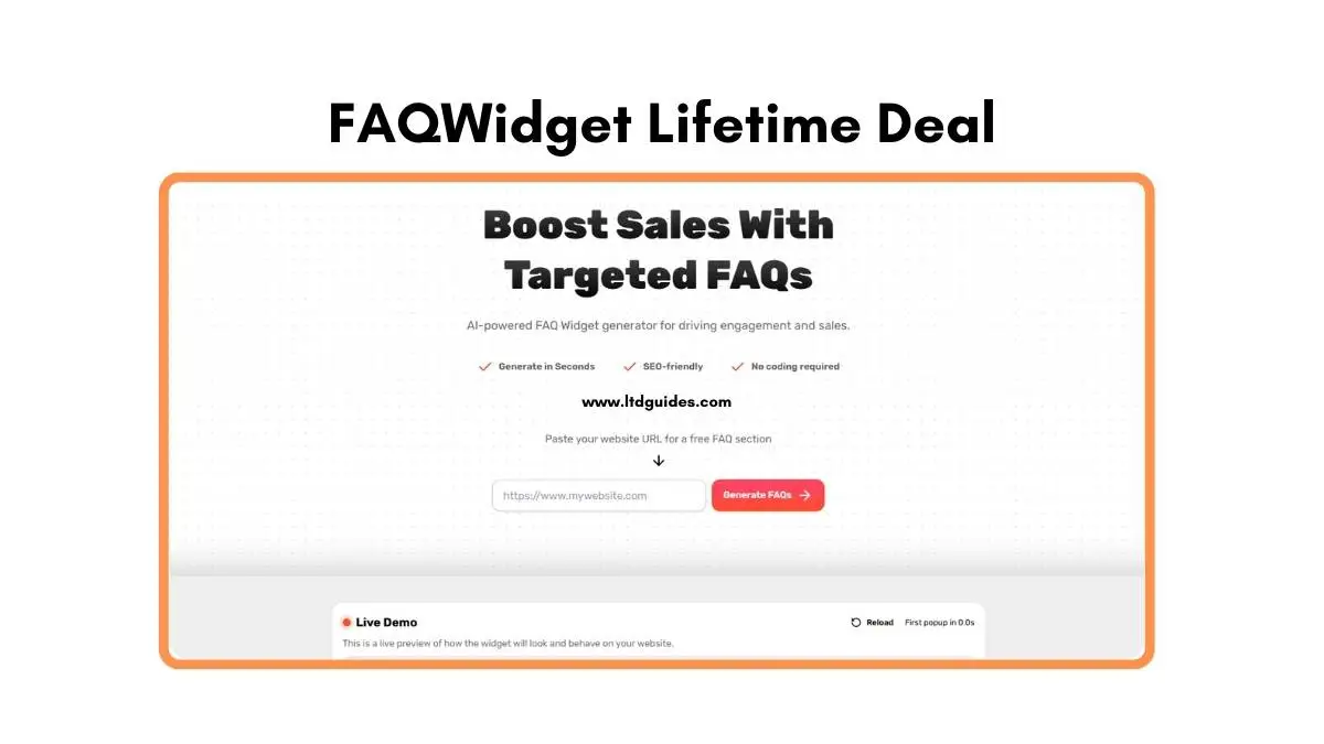 FAQWidget Lifetime Deal