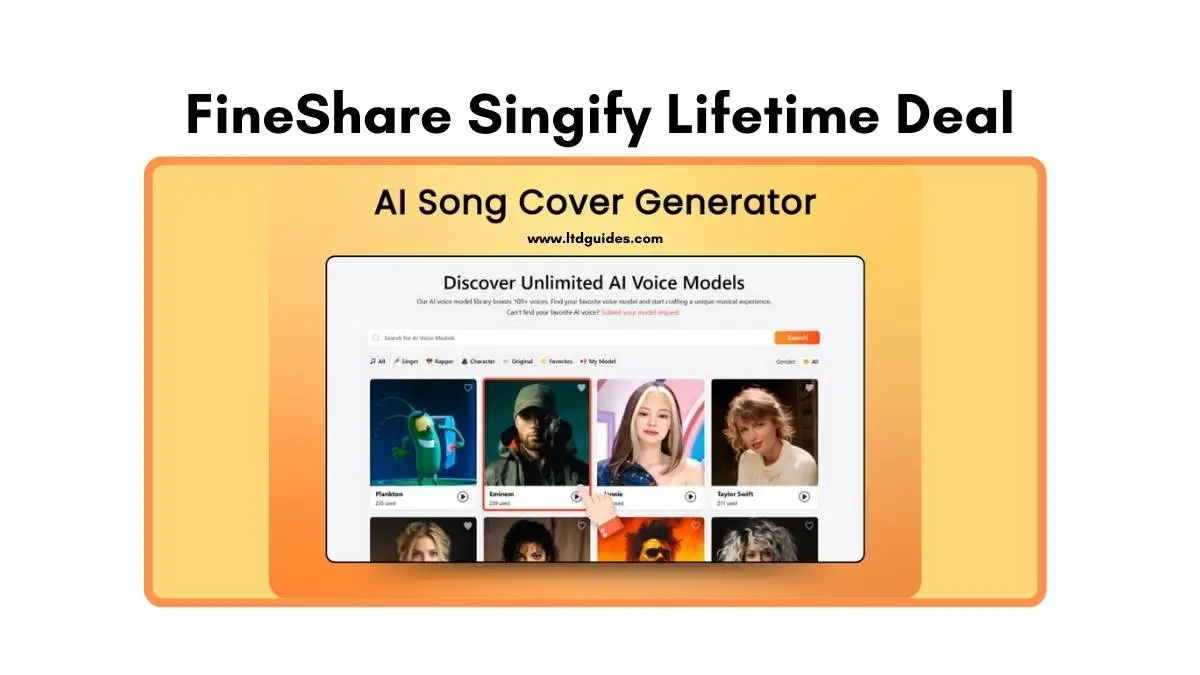 FineShare Singify Lifetime Deal