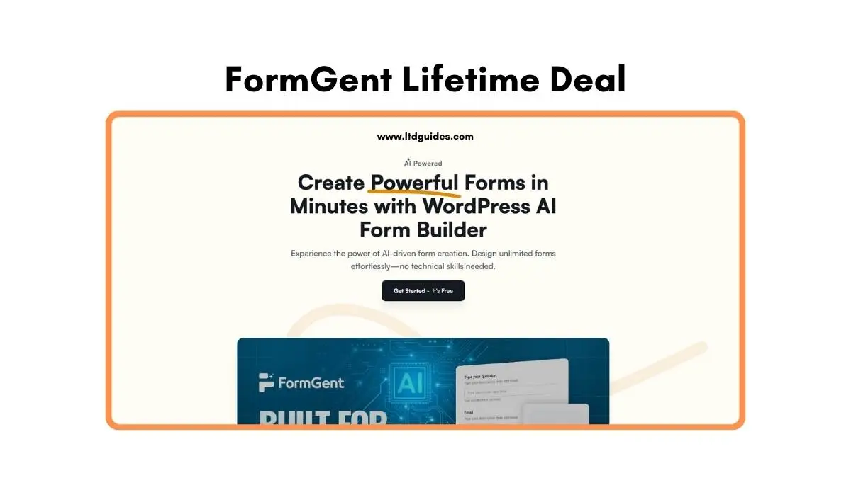 FormGent Lifetime Deal