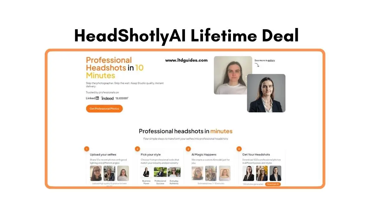 HeadShotlyAI Lifetime Deal