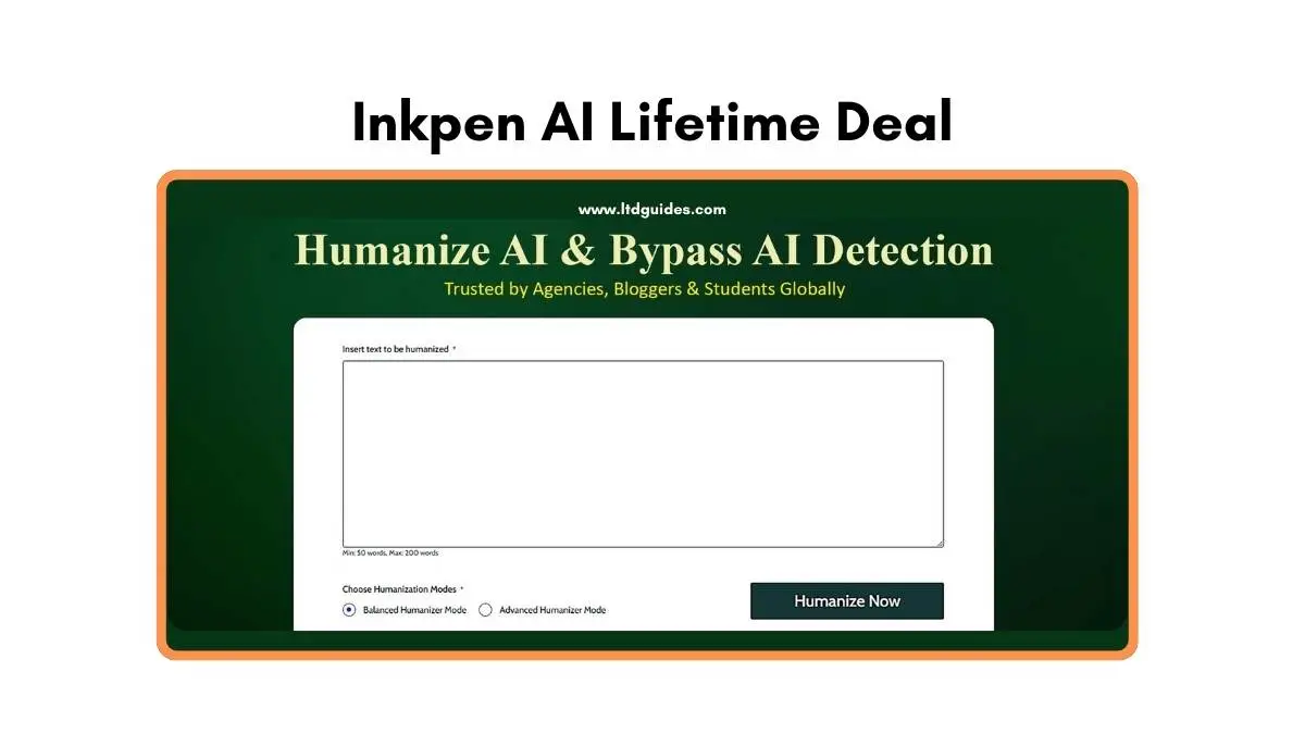 Inkpen AI Lifetime Deal