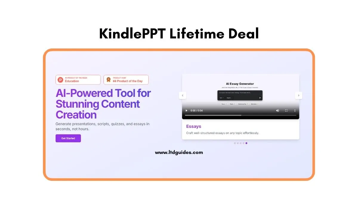 KindlePPT Lifetime Deal