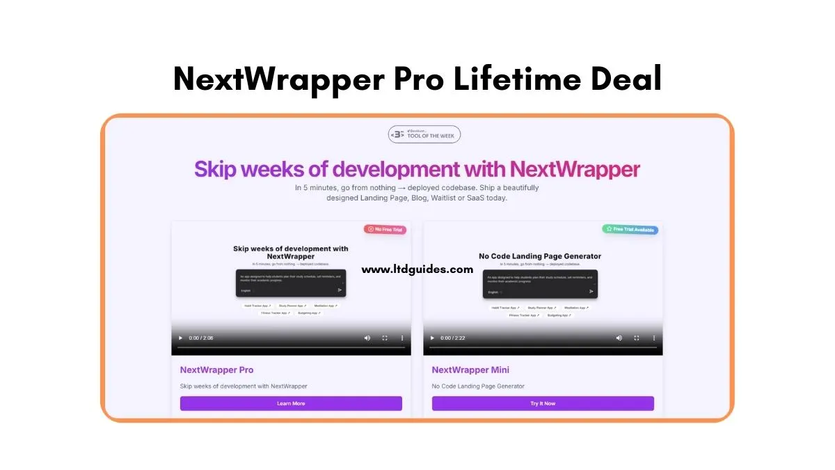 NextWrapper Pro Lifetime Deal