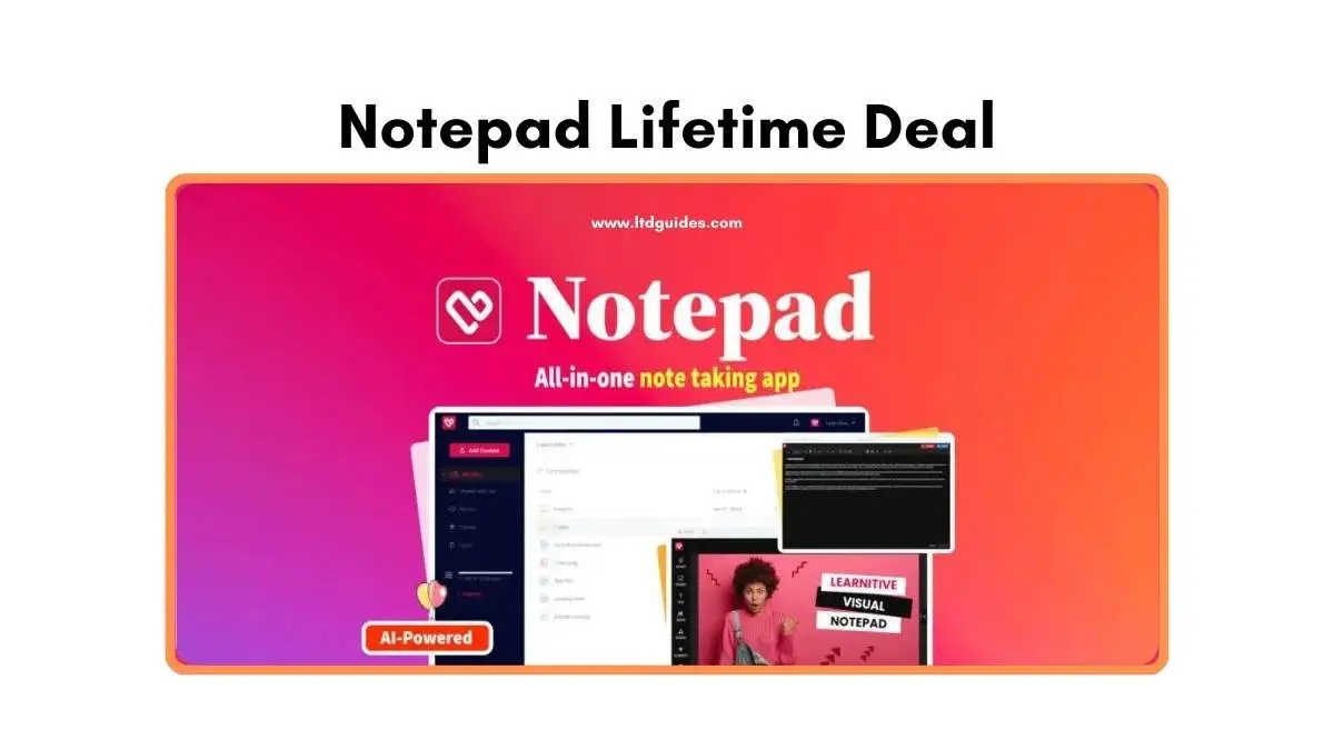 Notepad Lifetime Deal