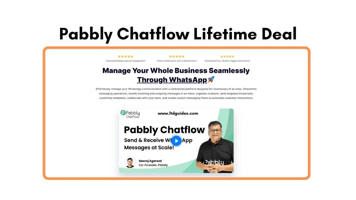 Pabbly Chatflow Lifetime Deal