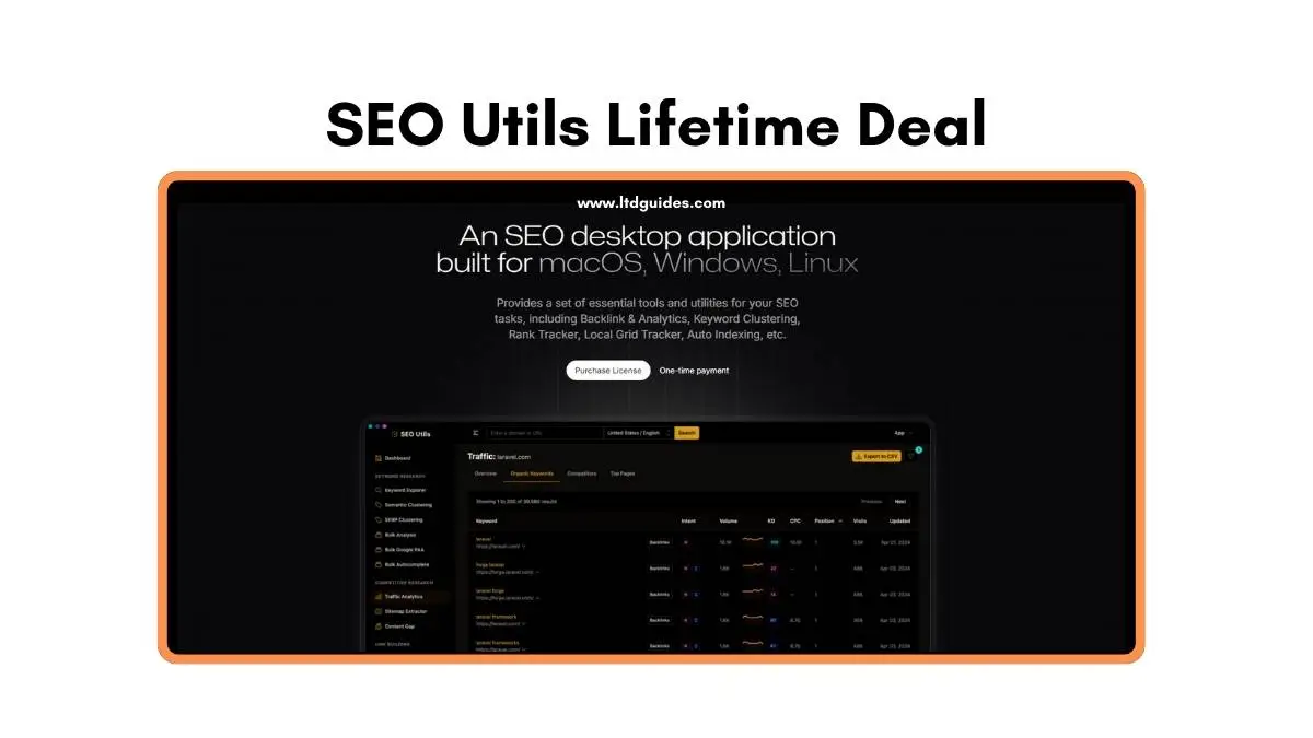 SEO Utils Lifetime Deal