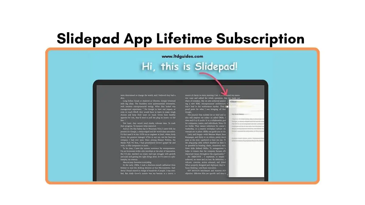 Slidepad App Lifetime Subscription