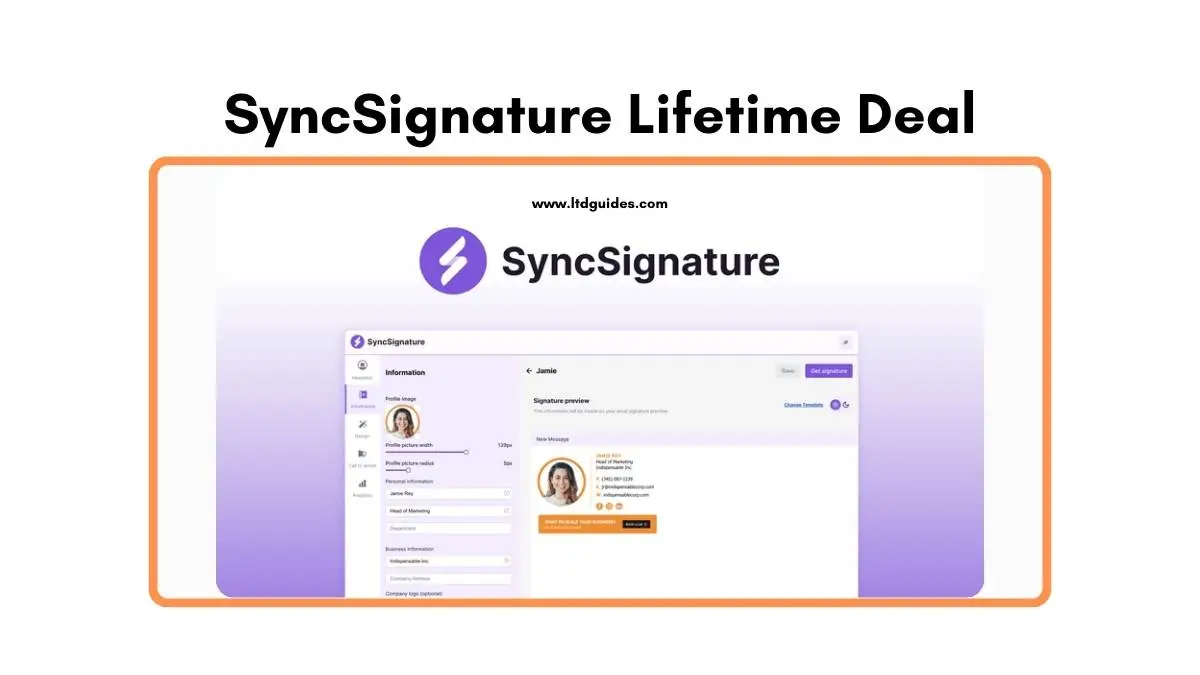 SyncSignature Lifetime Deal