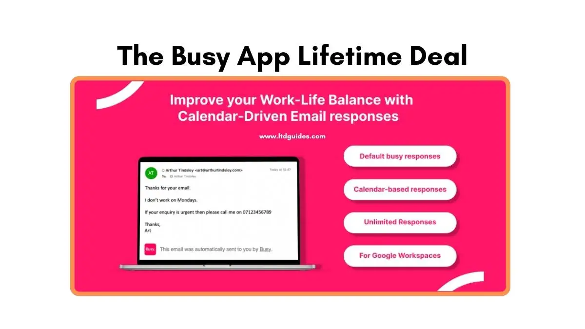 The Busy App Lifetime Deal