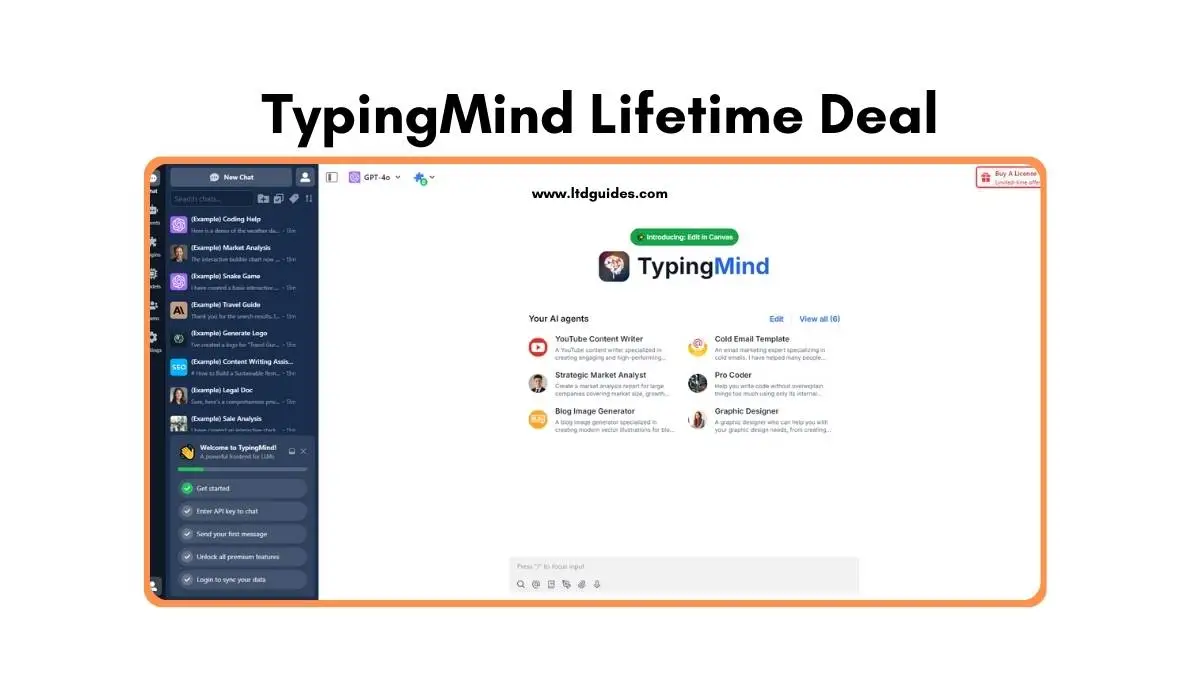 TypingMind Lifetime Deal