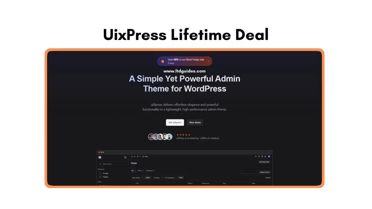 UixPress Lifetime Deal