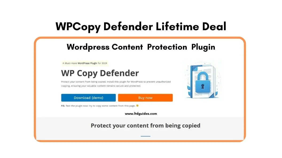 WPCopy Defender Lifetime Deal