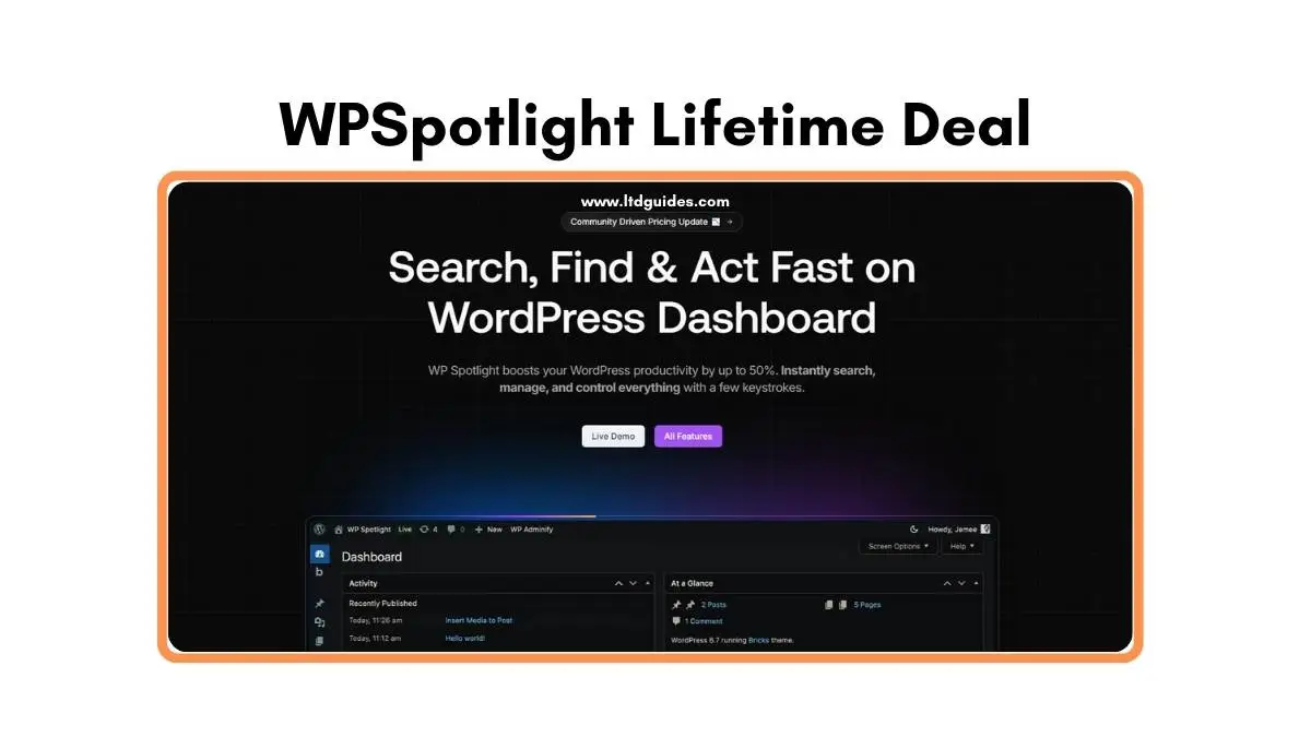 WPSpotlight Lifetime Deal