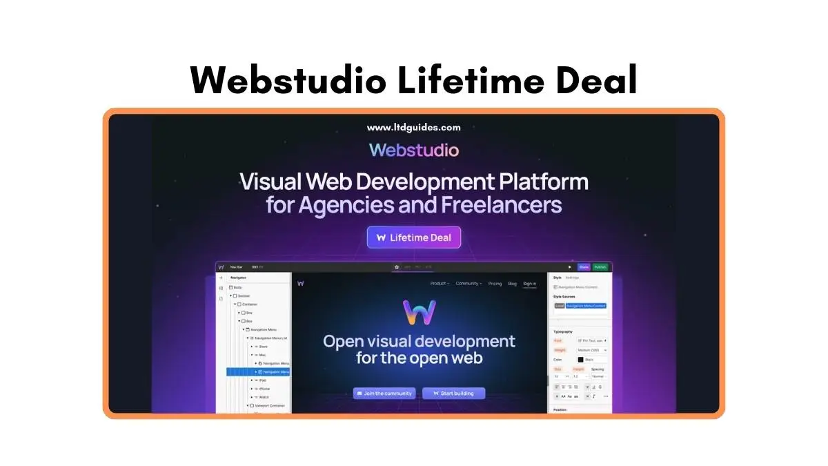 Webstudio Lifetime Deal