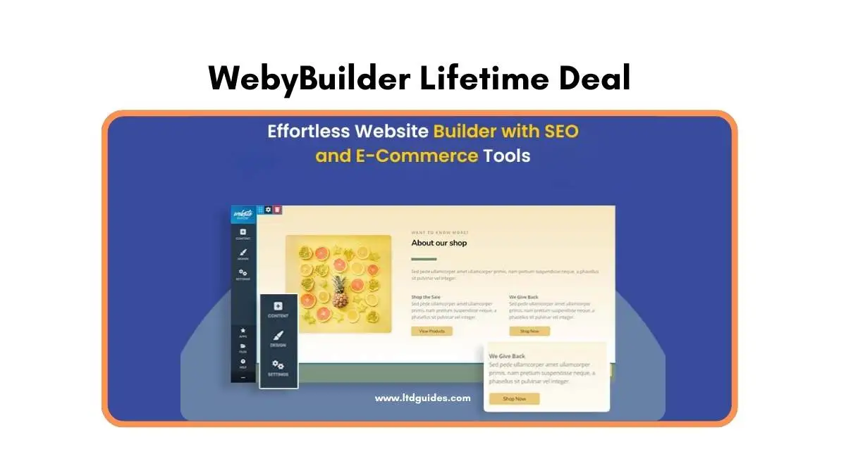 WebyBuilder Lifetime Deal