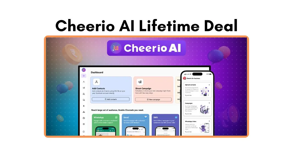 Cheerio AI Lifetime Deal