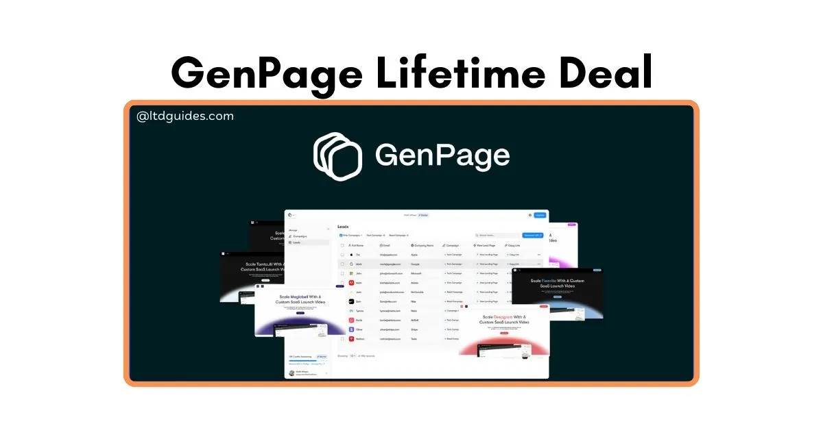 GenPage Lifetime Deal