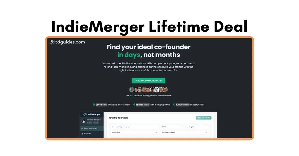 IndieMerger Lifetime Deal