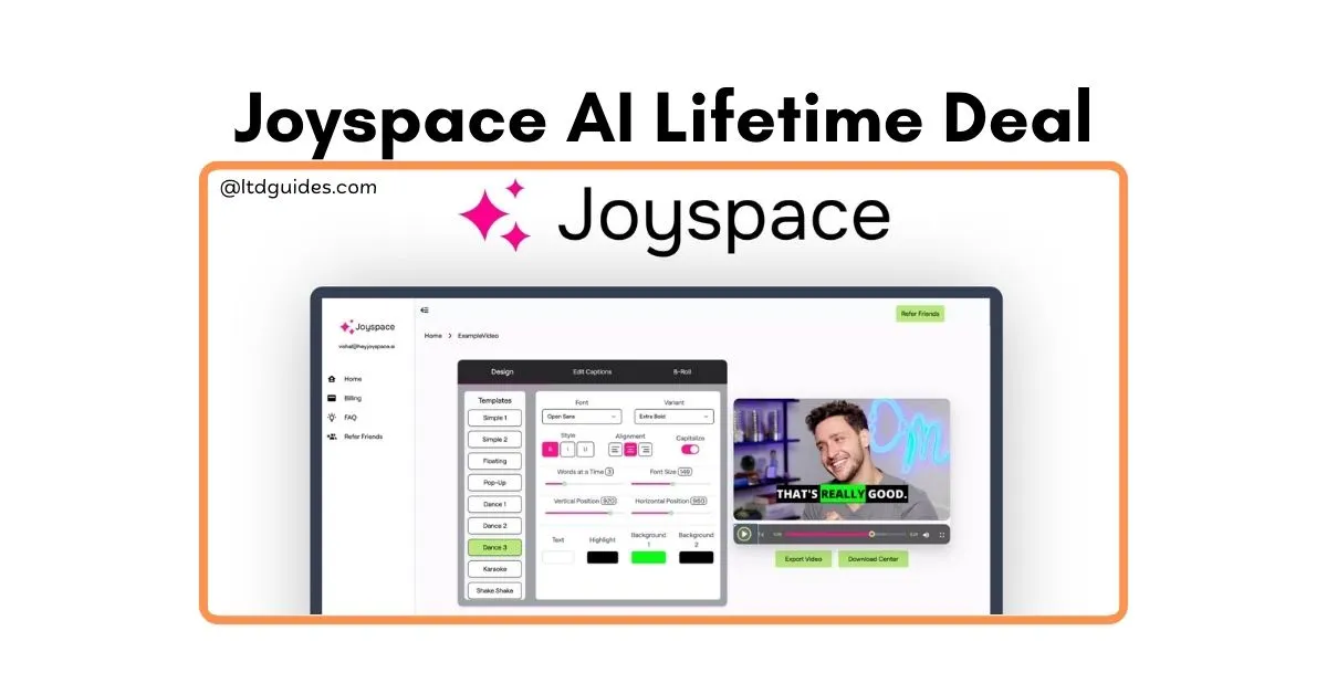 Joyspace AI Lifetime Deal