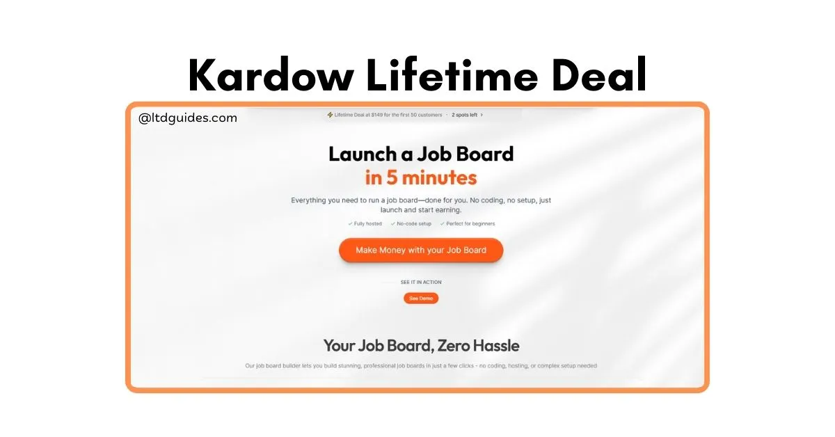 Kardow Lifetime Deal