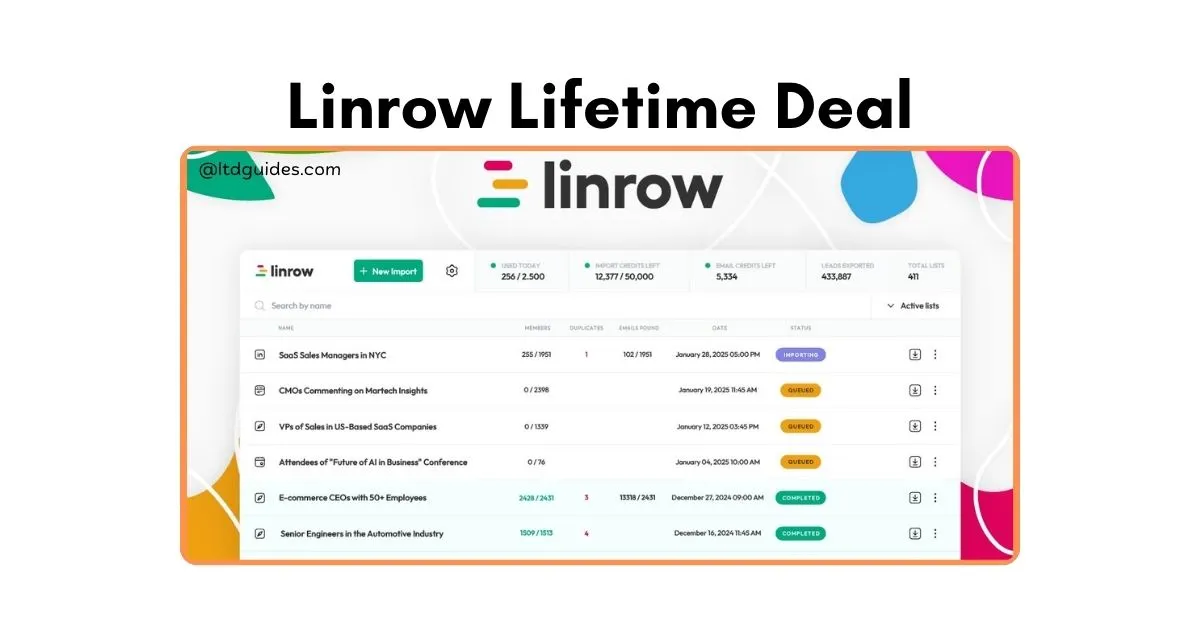 Linrow Lifetime Deal