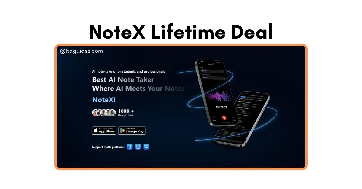 NoteX Lifetime Deal