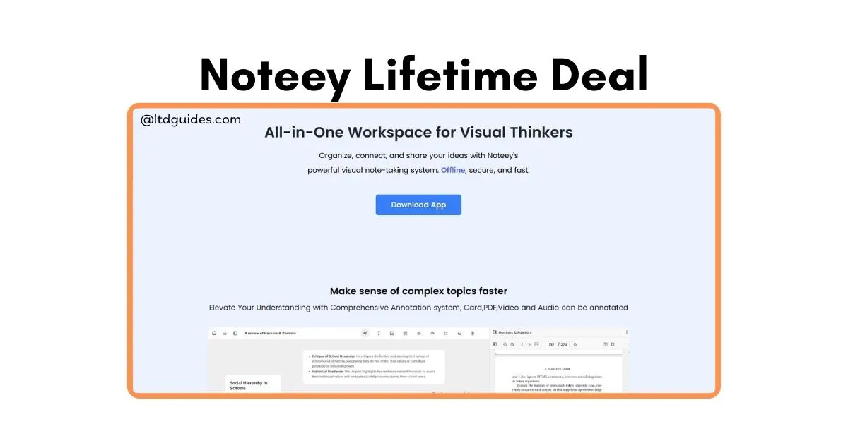 Noteey Lifetime Deal