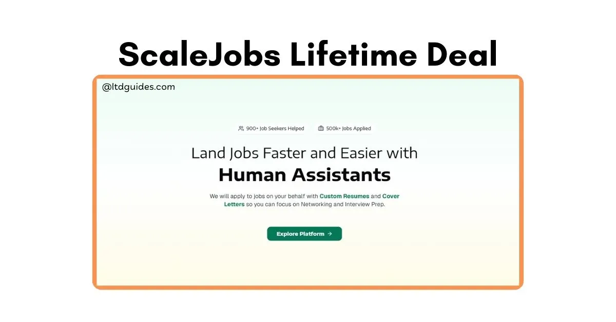 ScaleJobs Lifetime Deal