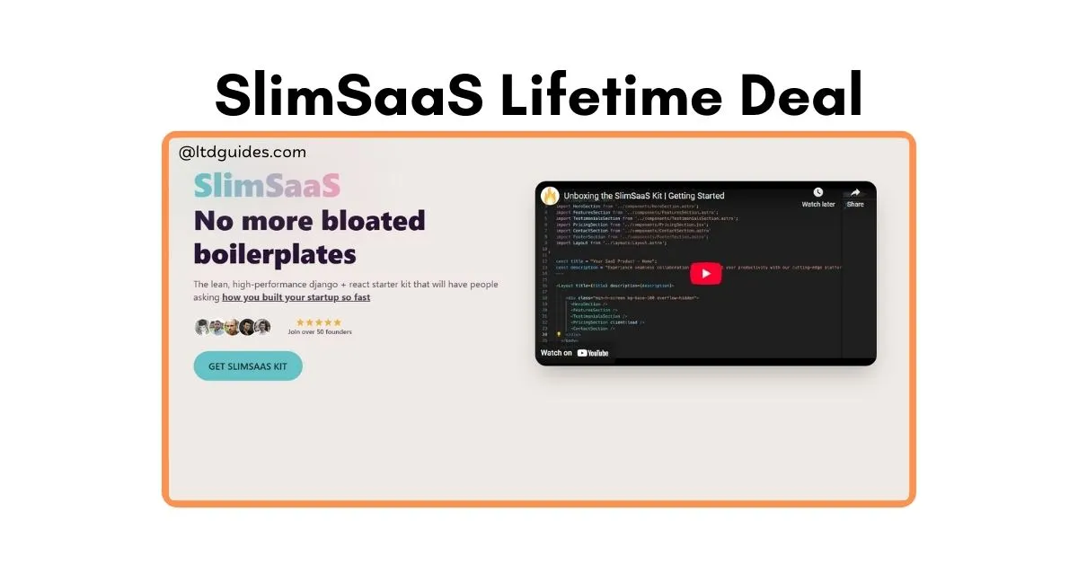 SlimSaaS Lifetime Deal