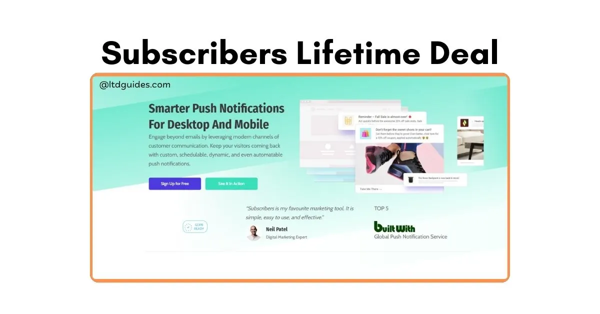Subscribers Lifetime Deal