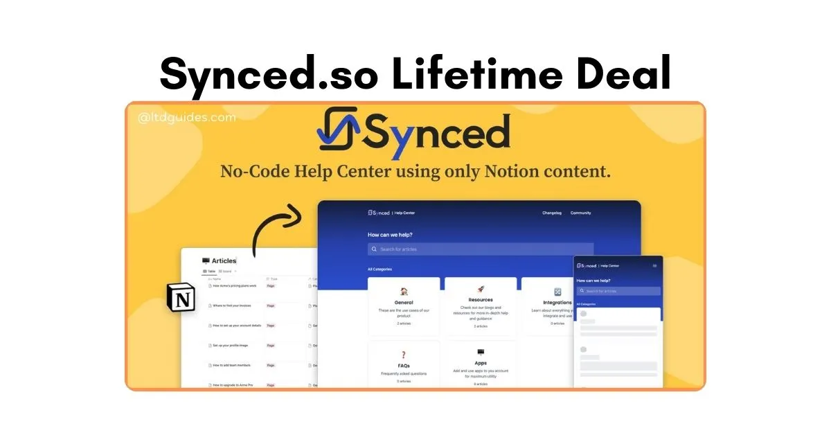 Synced.so Lifetime Deal