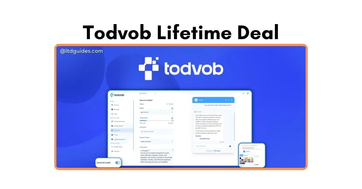 Todvob Lifetime Deal