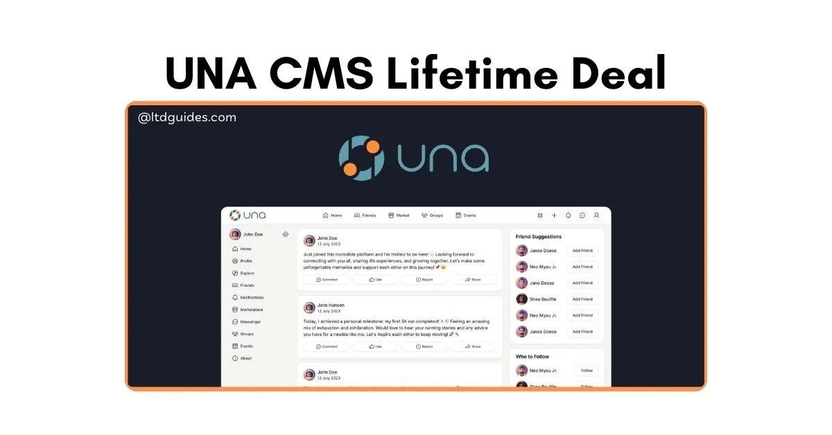 UNA CMS Lifetime Deal