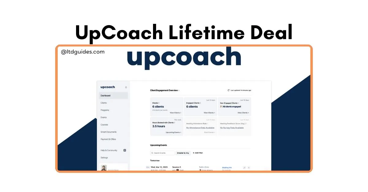UpCoach Lifetime Deal